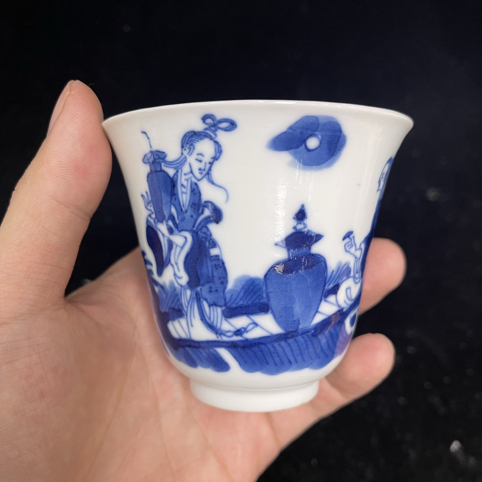 清道光 海屋添寿铃铛杯